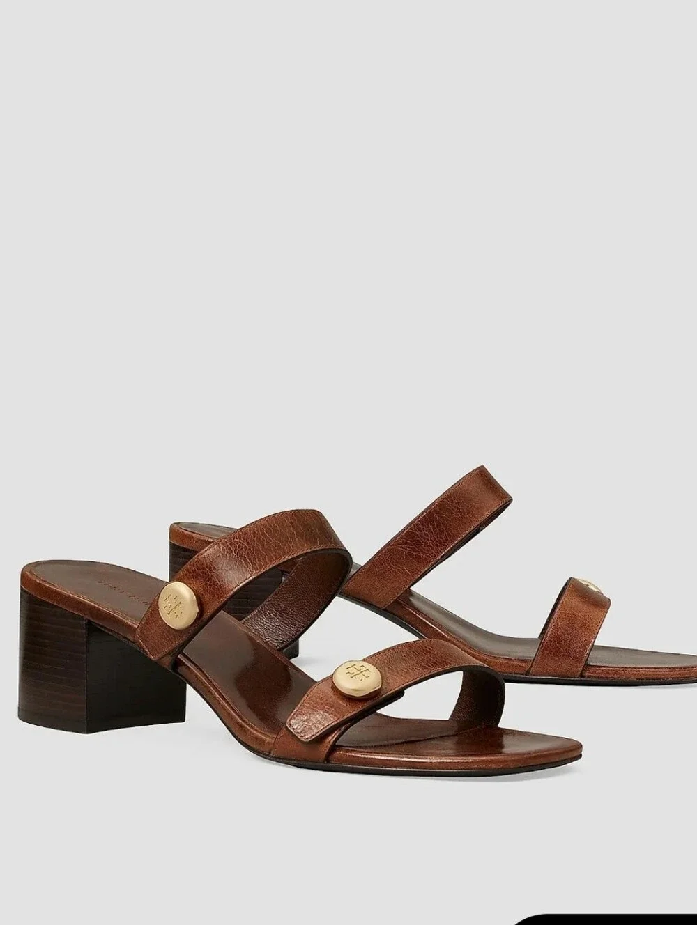 Tory Burch Romy City Sandal 55mm In Milk Chocolate Women SZ 9.5